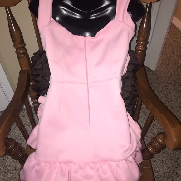 ASOS Petite Bardot Dress with Frill Hem - Picture 6 of 8